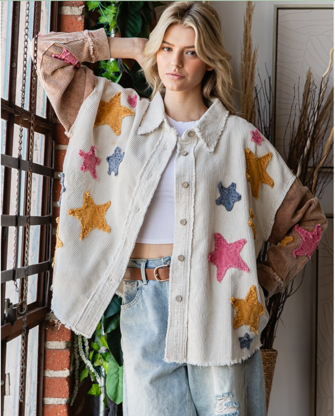 STAR Shacket- Ivory